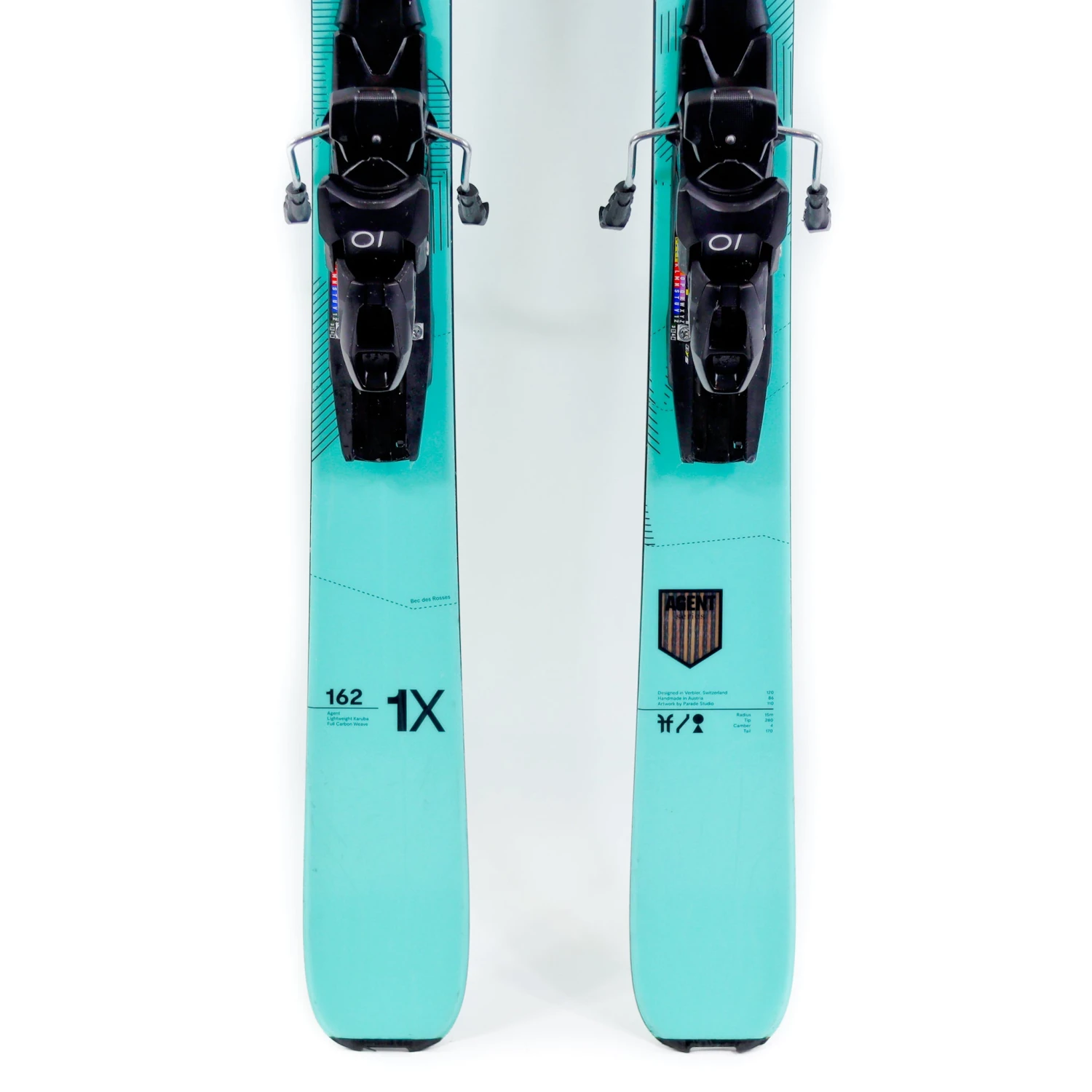 Faction Agent 1x 162cm + Demo Bindings 2023 -USED 5 Faction Agent 1x 162cm + Demo Bindings 2023 -USED - Image 5