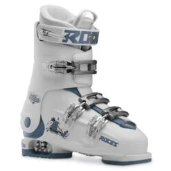 Roces IDEA Free Adjustable Youth Ski Boots | Size 22.5 - 25.5 MP -Ski Shop RocesIDEAFree22.5 25.5WhiteTeal