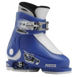 Roces IDEA Up Adjustable Youth Ski Boots | Size 16.0-18.5 -Ski Shop RocesIDEAUp16.0 18.5 BlueWhite