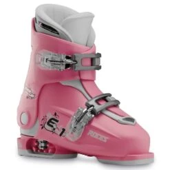 Roces IDEA Up Adjustable Youth Ski Boots | Size 19.0 - 22.0 MP -Ski Shop RocesIDEAUp19.0 22.0 DeepPinkWhite