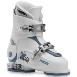 Roces IDEA Up Adjustable Youth Ski Boots | Size 19.0 - 22.0 MP -Ski Shop RocesIDEAUp19.0 22.0 WhiteTeal