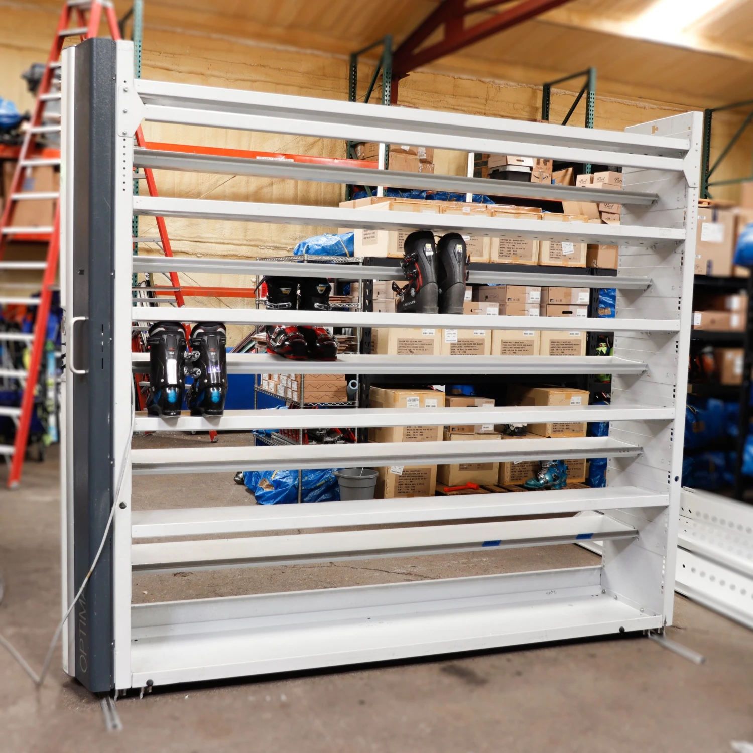 Ski/Snowboard Boot Drying Storage Rack - Wintersteiger Easystore Optima - 100 Ski/Snowboard Boot Pair Capacity - USED 3 Ski/Snowboard Boot Drying Storage Rack - Wintersteiger Easystore Optima - 100 Ski/Snowboard Boot Pair Capacity - USED - Image 3