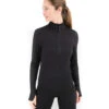 Terramar Cloud Nine 2.0 W-Half Zip Black