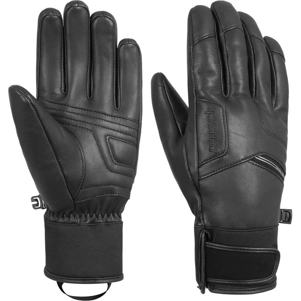 Reusch Golden Crest Leather Ski Gloves Sizes S-XL Unisex 1 Reusch Golden Crest Leather Ski Gloves Sizes S-XL Unisex