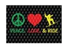 Peace, Love, Ride - Stomp Pad | Snowboard Traction Pad