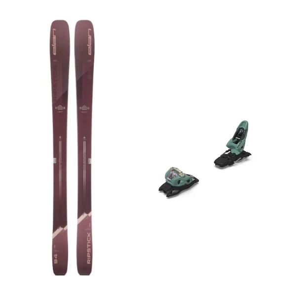 Elan Ripstick 94 Women's 2023 + Marker Squire 11 ID Green/Black 1 Elan Ripstick 94 Women's 2023 + Marker Squire 11 ID Green/Black