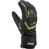 Leki Worldcup S Junior Alpine Ski Gloves Black-Ice Lemon
